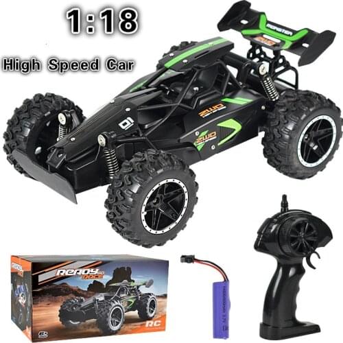 RC Car Updated Version 2.4G Radio Control RC Car 2020 NEW 1:18 4WD Buggy High speed Trucks Off-Road Trucks Toys for Children