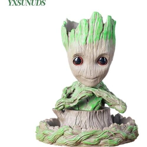 Garden Flower Pot Groot Home Decor Planter Crafts Ornaments Creative Plants Pots Gift Office Desktop Decoration Dropshipping