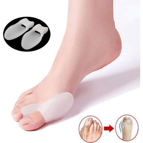 Silicone Gel foot toe separator Foot Care Big Toe Bunion finger toe Spreader Separator Ease Pain Relief Bone Ectropion Massage