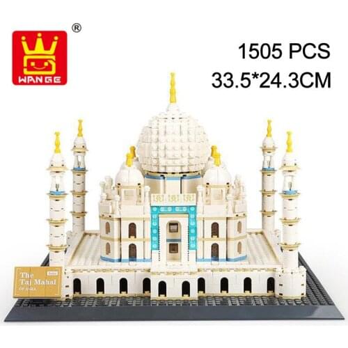 Wange 5211 Famous Architecture Series Building Blocks Toys 1505pcs Bricks TAJ MAHAL Of AGRA Construction Toys For Children Gifts