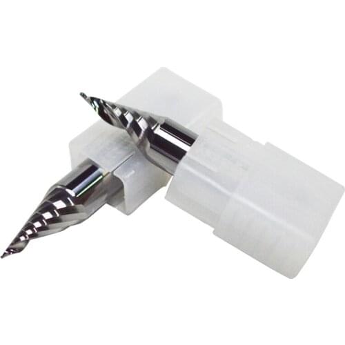 12mm 30degree Single blade carving knife light mini word for word computer engraving machine tool acrylic tapered milling cutter