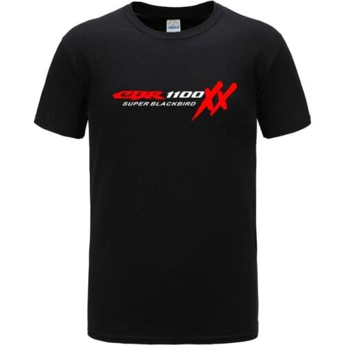2021 cotton S-2XL t shirt TOP CBR 1100 SUPER BLACKBIRD XX motorcycles splash-ink Printed Mens Tee