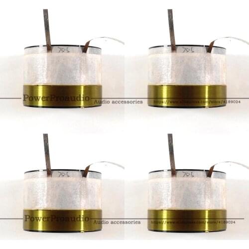 4Pcs High Quality 75.5mm Pure Aluminum wire voice coil 8 ohm