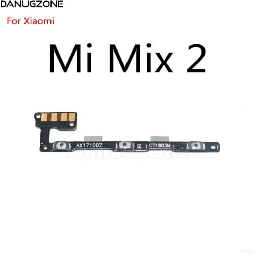 50PCS/Lot For Xiaomi Mi Mix 2 2S 3 Power Button On / Off Volume Mute Switch Button Flex Cable