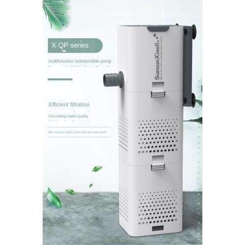 Aquarium Filter Pump 4 In 1 Fish Tank Submersible Air Oxygen Internal Pump aquarium air pump Wave pump aquarium powerhead pump