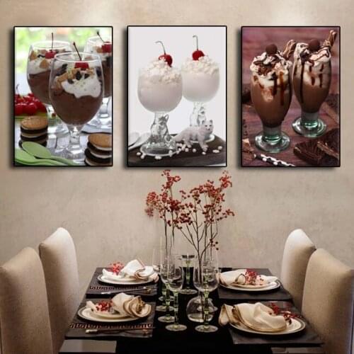 Diy Diamond Embroidery Painting Ice Cream Cross Stitch Full Mosaic Square Rhinestones Paintings Rhinestones Pictures Needlework