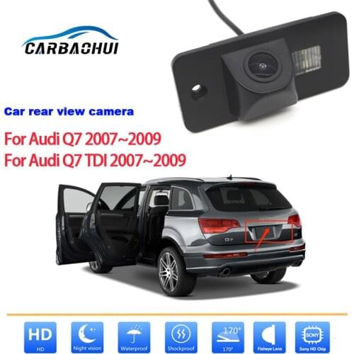 Car Rear View Back Up Reverse Parking Camera For Audi Q7 TDI 2007 2008 2009 CCD HD Night Vision waterproof high quality camera