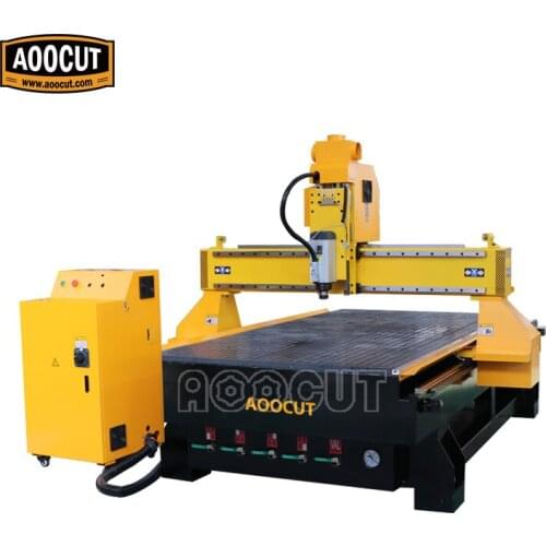 Wood design cutting machine air cooled spindle motor aoocut wood router 1325 3 axis cnc for wood and marble