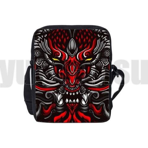 Children Teenage Skull Rucksack 3D Print Abstraction Animal Tiger Wolf Dragon Shoulder Bags Unisex Viking Style Crossbody Bags
