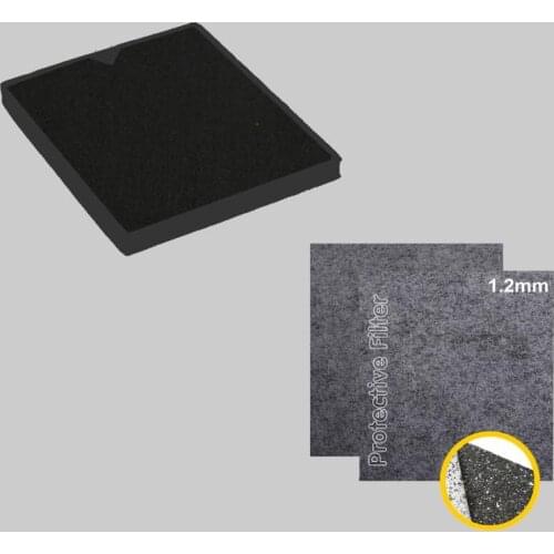 Odor Filter With Activated Charcoal For a Variety of Miele DKF 11-1Compatible Extractor Hoods + Silver Ion Protective