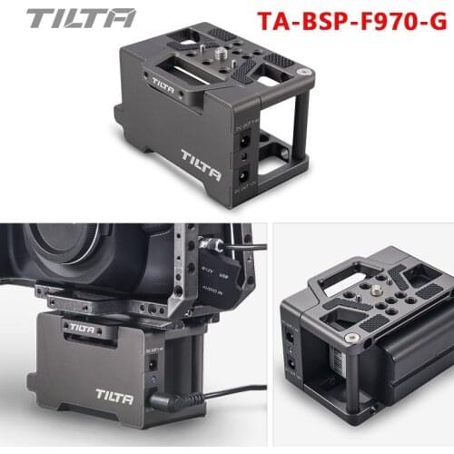TILTA BMPCC 4K/6K Camera Cage Kit Accessories V Mount Battery Baseplate Gold Mount Plate And F970 Battery Plate