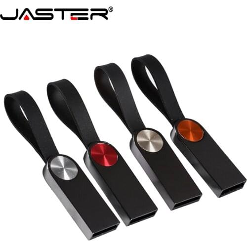 JASTER Flash Drive Stainless Steel USB 2.0 pen drive 128gb usb flash drive 16gb 32gb 64gb pendrive keychain 8gb usb stick
