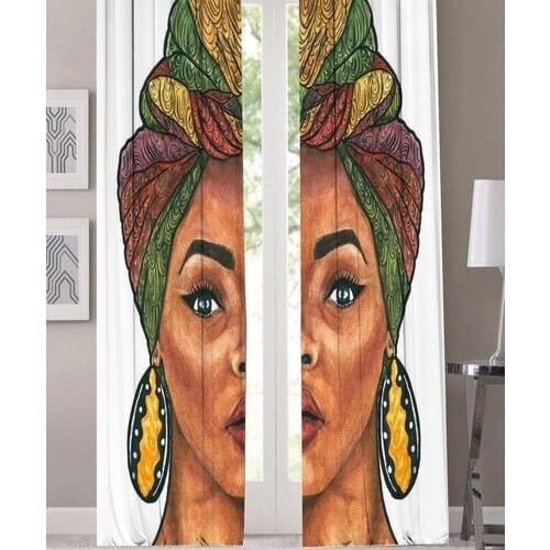 Kozzy Home RFE0472 Satin Printed Single Wing Backdrop Curtain 135X 270 cm