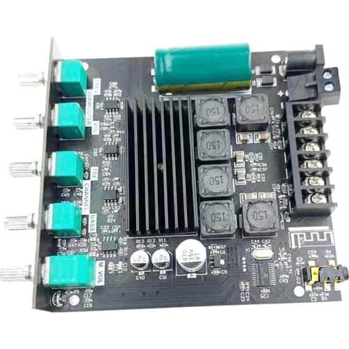 Top Deals Stereo Amplifier Board,2X50W+100W 2.1 Channel Subwoofer Amplifier Board With Treble And Bass Control