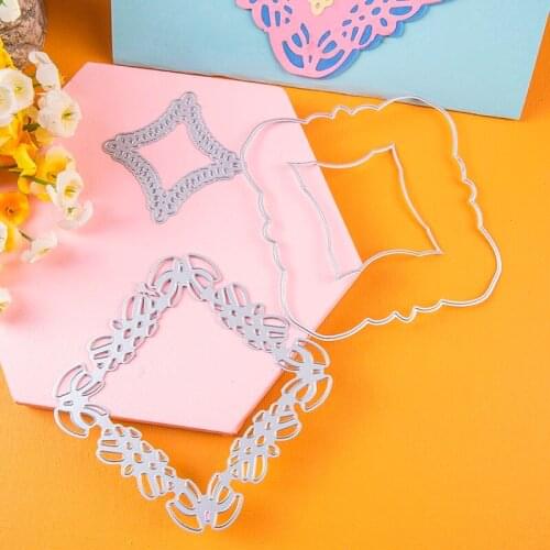 Metal Cutting Dies frame background 2020 new die template for DIY Scrapbooking Album Decor Embossing Card Crafts Die Cut