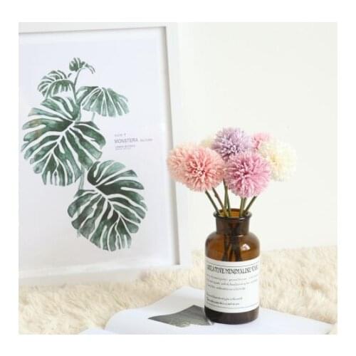 Mylb 10Pcs 29cm Artificial Dandelion Flower Silk Hyacinth Flower Wedding Decoration for Home Party Hotel Garden Decorations