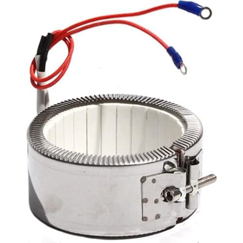 90mm Inner Diameter 50~90 Height Ceramic Band Heater 110V/220V/380V 650W/750W/850W/950W/1150W Heating Element