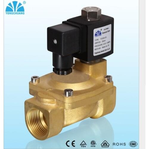 YCD12 Normally Open N/O 2Way Pilot Solenoid Valve AC 110V DN15 mm Solenoid Valve