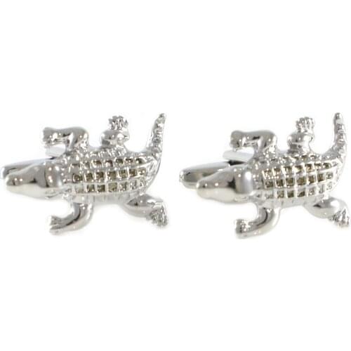 Novelty Crocodile Cuff Links Alligator Cufflinks Cayman Cuff Links Fathers Day Birthday Gift Cuff Links Wedding Cuff Links