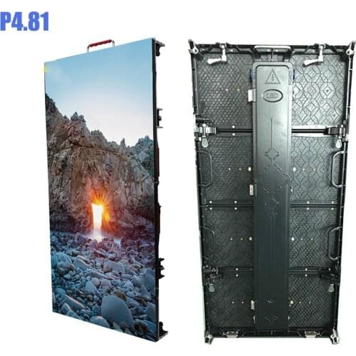 P4.81 Slim Panel Indoor LED Rental Screen / 4.81mm Pixel Pitch Indoor Rental LED Display Panels Billboard