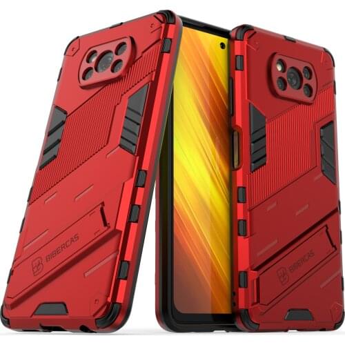 Shockproof Armor Colorful Phone Case For Xiaomi 11 Redmi Note 9S 9 Pro Max Poco X3 NFC Rugged Bracket Anti-Fall Protector Cover