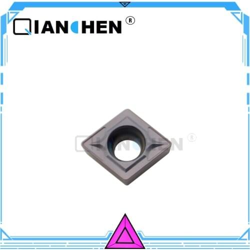 QianChen,10pcs/lot CCMT060204 LF6018,Turning Insert,Wear resistant CNC blade,Slotting knife