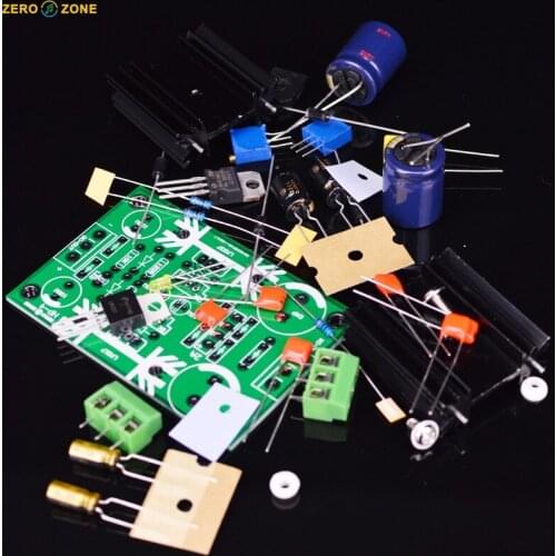 H P-4 (LM317/LM337) adjustable flow filter stabilized power supply kit Free ship