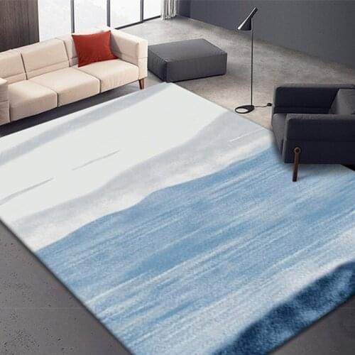 Modern Abstract European Style Living Room Area Rug Fashion Minimalist Bedroom Work Area Carpet Porch Bathroom Mat