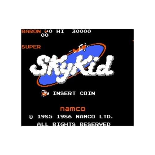 Super Sky Kid Region Free 8 Bit Game Card For 72 Pin Video Game Player