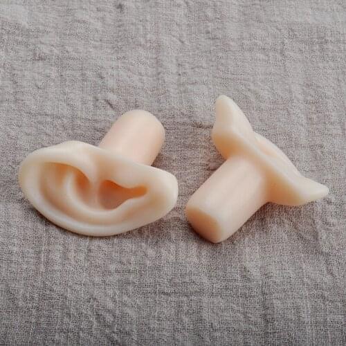 Ear picking teaching training silicone ear model simulation ear picking training tool