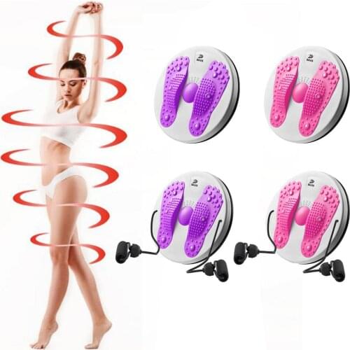 Waist Twisting Machine Exercise Gear Workout Twist Boards Foot Massage Plate Twister Home Gym Body Building Fitness Equipment