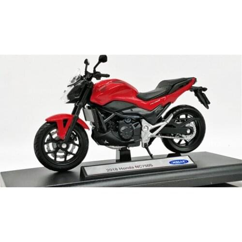 We lly 1:18 Hon da NC 750S 2018 Motorcycle alloy car toys for children kids toys Model gift original box