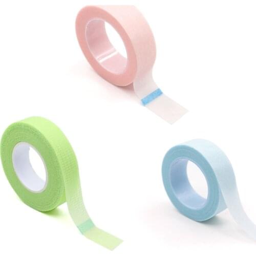 Y1UF 1 Roll Eyelash Tape Lash Tape for lash Extension, Adhesive Breathable Micropore Fabric Tape for Eyelash Extension Supply