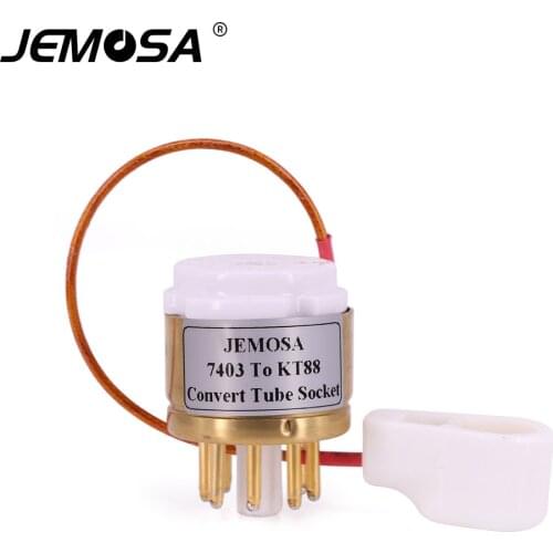 1PC 7043 KT88 Vacuum Tube Socket Adapter 7043 (TOP)TO KT88 (BOTTOM) Tube DIY Audio Vacuum Tube Amplifier Convert Socket Adapter