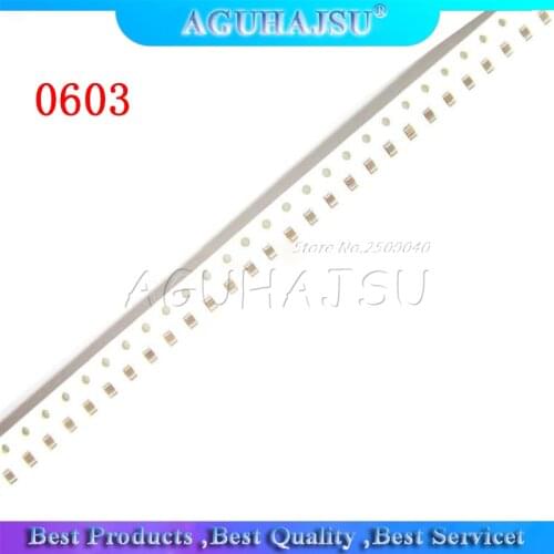 200pieces 1nF X7R error 10% 50V 0603 102 SMD thick film chip multilayer ceramic capacitor