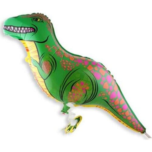 4pcs walking tyrannosauru animal balloons birthday party dinosaur toy balloons toy for children kids boys girls party decoration
