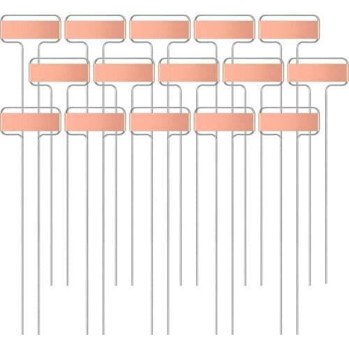 40 Pieces of Metal Plant Labels 10 Inch Copper Plant Labels Plant Tag Labels