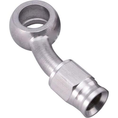 40GF AN3 10mm Stainless Steel Brake Hose Fitting Ends Adapter for Car Auto Motorcycle