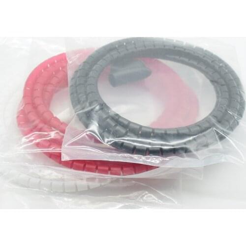 8mm 2m Line Organizer Pipe Protection Spiral Wrap Winding Cable Wire Protector Cover Tube Insulation sleeve Harness management