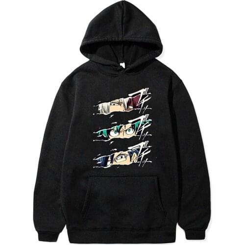 Anime My Hero Academia Hoddie Izuku Bakugou Men Women Clothes Pullover Casual Hoodie Streetswear Tops Hip Hop Hoode