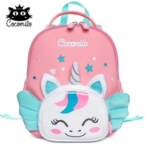 2020 3D Unicorn Pattern Backpack For Girls Kids Small Bag For Boys Cute Cartoon School Bag Children Backpacks Mochila 2-6 years
