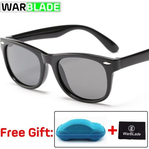 TR90 Flexible Kids Sunglasses Polarized Child Baby Safety Coating Cyling Glasses UV400 Eyewear Shades Cycling Eyewear With Case