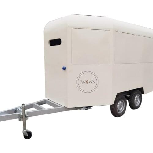 Hot sale Mobile Fast Food Kiosk Van Trailer BBQ Kitchen Pizza Trucks Street Hot Dog Cart for Sale Europe