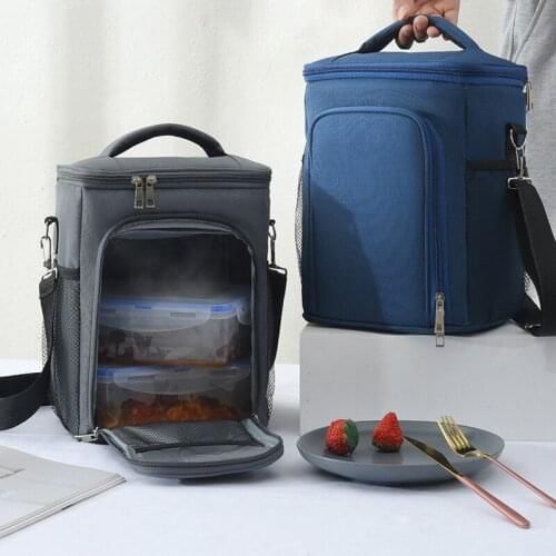 Insulated Lunch Bag for Adults/Men/Women/Kids,Water-Resistant Leakproof Cooler Bag Thermal Bento Box for Work/School/Picnic