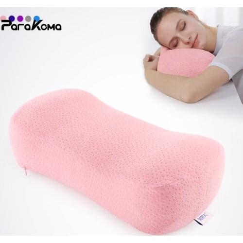 Memory Foam Massage Chair Cushion Neck Support Bedding Sleeping Desk Nap Pillow Work Office Classroom Student Lunch Break Pillow