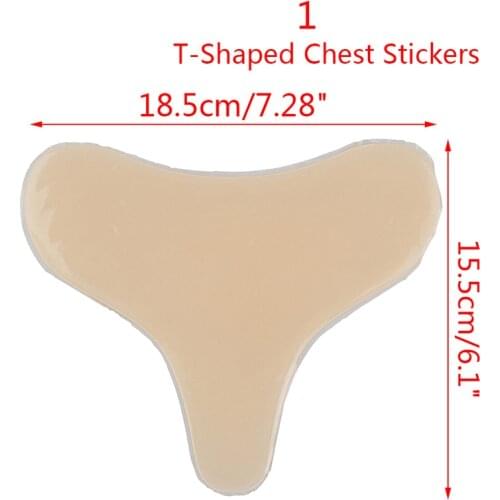 1Pcs Reusable Anti-Aging Invisible Pads Silicone Anti Wrinkle Body Neck Chest Pad