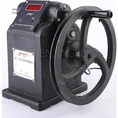 Thick Line Warp Winding Machine Hand Crank Electronic Counter Winding Tie Machine Thick Shaft Hand Crank Winding Machine Precise