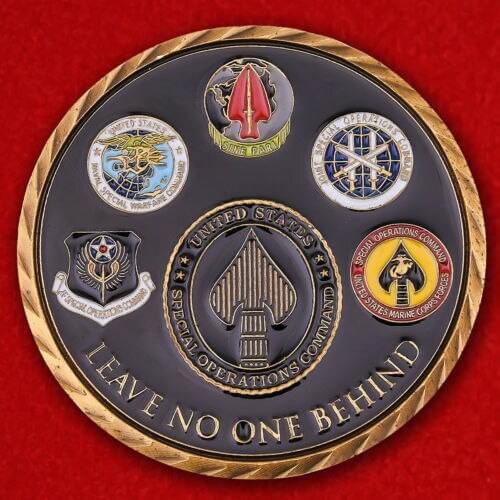 Low price coins custom high quality Challenge coin forces Command United States Nobody is forgot military coins