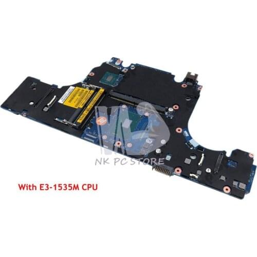 NOKOTION For Dell Precision 15 7000 7510 Laptop Motherboard 15.6 inch E3-1535M CPU DDR4 JH03G 0JH03G CN-0JH03G AAPA0 LA-C541P