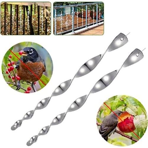 6pcs bird repeller rotating rod reflective rod environmental protection agricultural bird bird bird scare bird